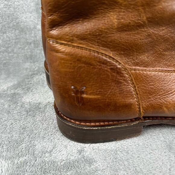 Frye Size 7.5 Womens Brown Leather Shirley OTK Over the Knee Riding Boots - Picture 4 of 13